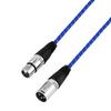3Pin XLR Male to Female Microphone Audio Extension Cable Cord Nylon Braided Wire 5m