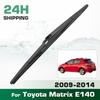 Rear Windshield Wipers Blades,Premium All-Season Wiper blades Replacement For Toyota Matrix E140 2009-2014,Natural Rubber Bayonet,Easy to Install 12″