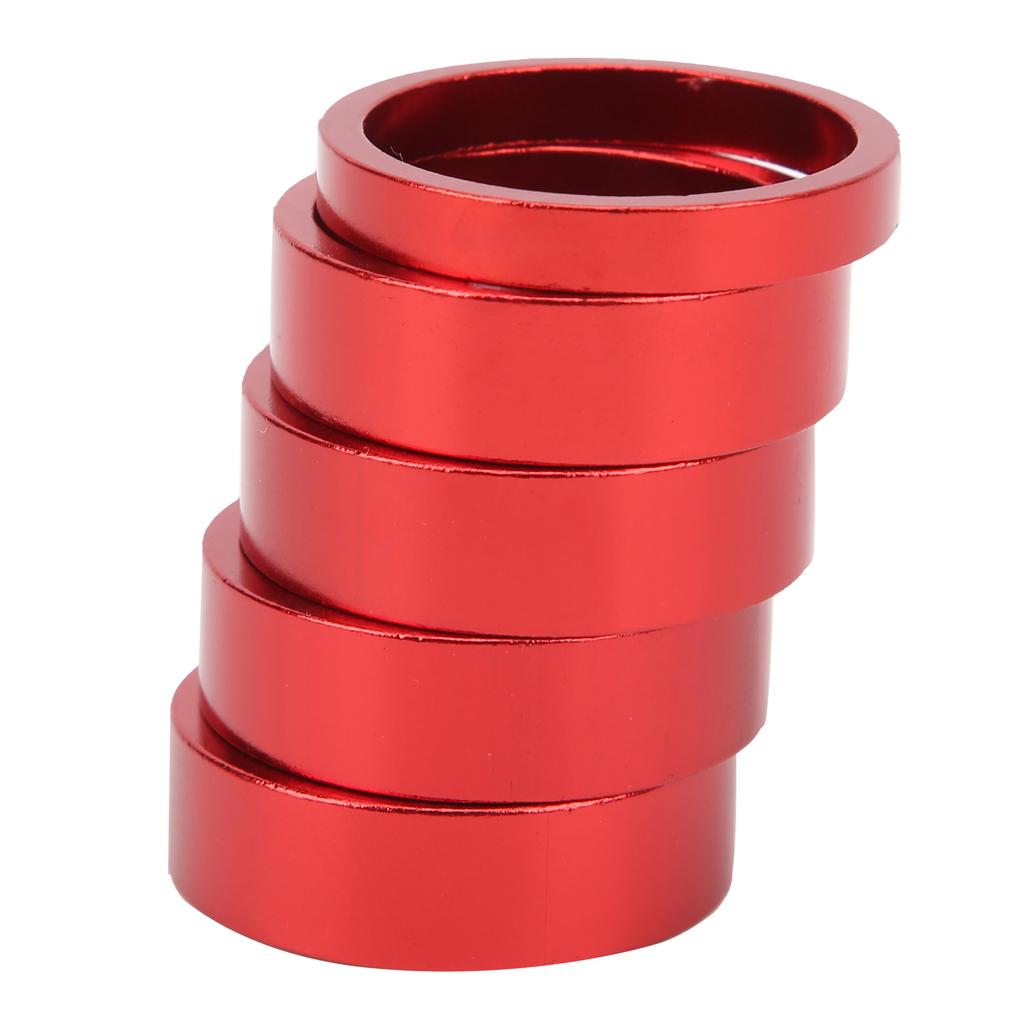 CANSUCC 5 SZT. 28,6 MM Zestaw Podkładek Pod Widelec Przedni Roweru MTB Podkładka Pod Stery Rowerowe Podkładka Dystansowa Pod Stery Uszczelka Widelca Złoty