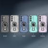 Camera Protection Magnetic Stand Phone Case for Samsung Galaxy S25 Ultra Edge S25 FE Plus 5G Ring Holder Back Cover
