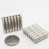 Magnes neodymowy żelazowo-borowy 5x20mm niklowany cylindryczny - magnes okrągły o wysokiej wytrzymałości