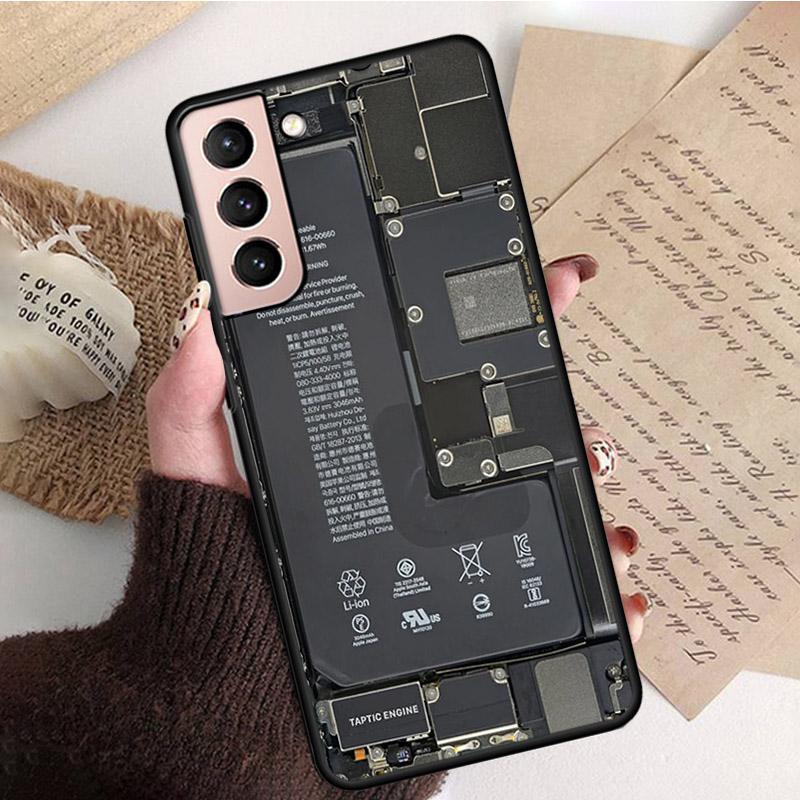 Batterie Telefon Fall für Samsung S22 S20 Ultra S20 S22 S21 S10 S9 Plus S10E S20FE Note10Plus Note20 9 Motherboard platine