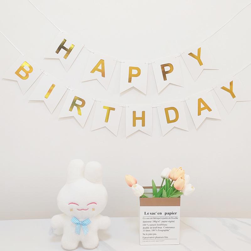 Fishtail Pennant Happy Birthday Banner for Children's Parties