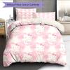 Hello Kitty  Pattern Bedding Quilt Set  Home Decoration  Gift (1 * duvet cover + 2 * pillowcase  without core)