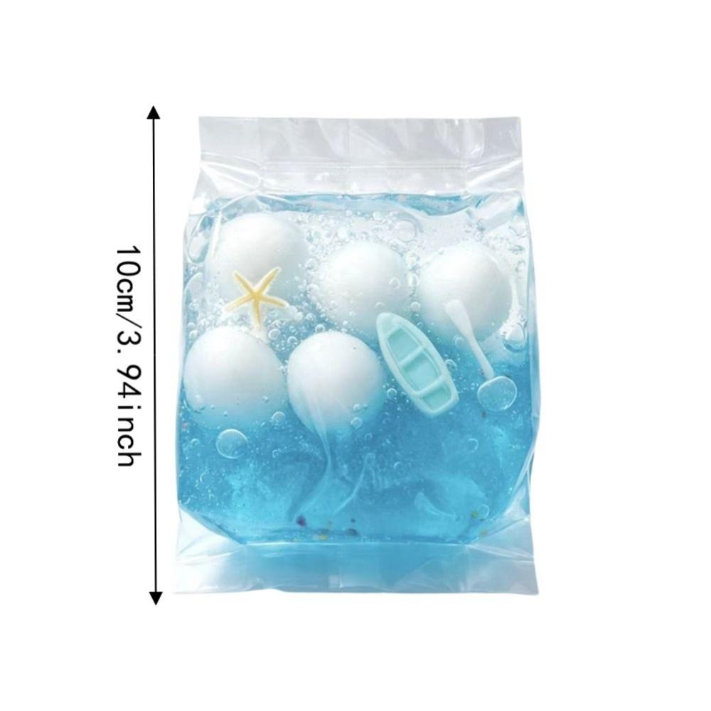 Fruit Color Crunchy Squishy Bag Handmade Sensory Dumpling Squishy Crispy Handmade Ball Desk Decor