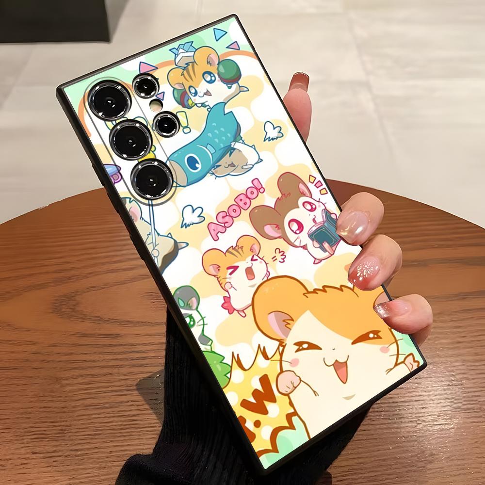 Hamtaro Hamster Phone Case For Samsung S23 Ultra S24 S22 S20 Fe S21 Plus Galaxy A54 A34 A24 A53 A13 A16 Back Cover