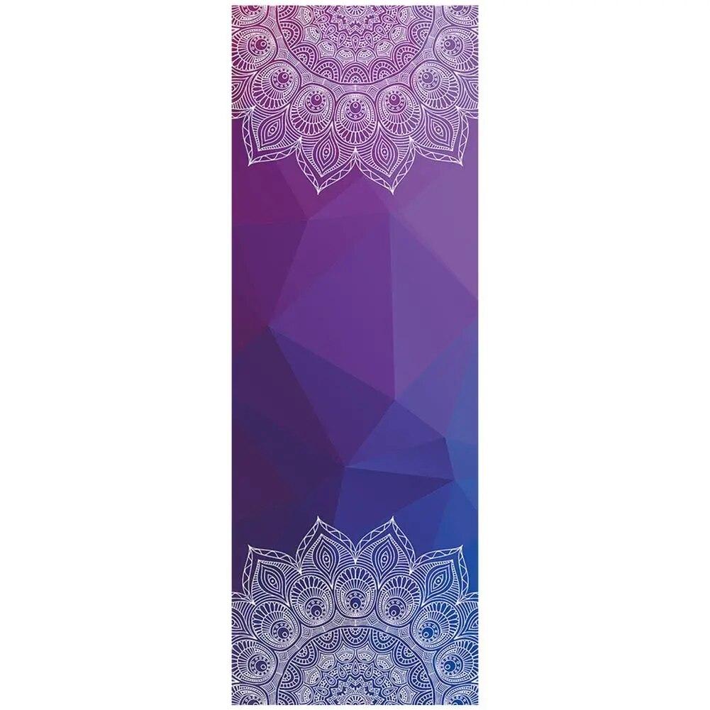 Yoga Towels Fitness Printed Microfiber Sports Travel Quick-drying Sweat-absorbent Workout Mat Cover for Pilates Gym Yoga Blanket