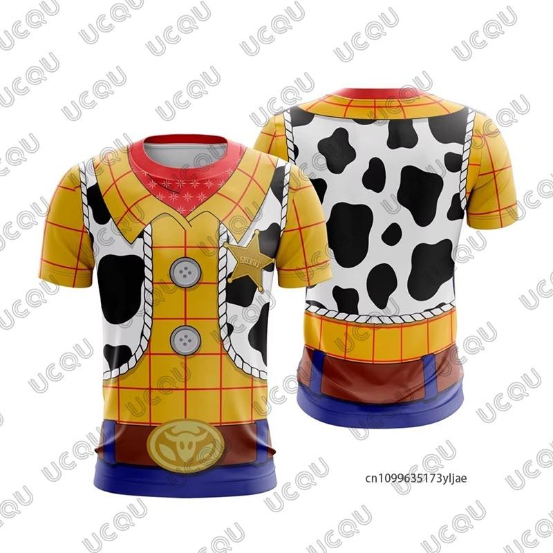 Summer Toy Story Costume 3D Print Children T-shirt Woody Buzz Lightyear Zurg Jessie Cosplay Shirt For Casual Kids/Adult Tops 110