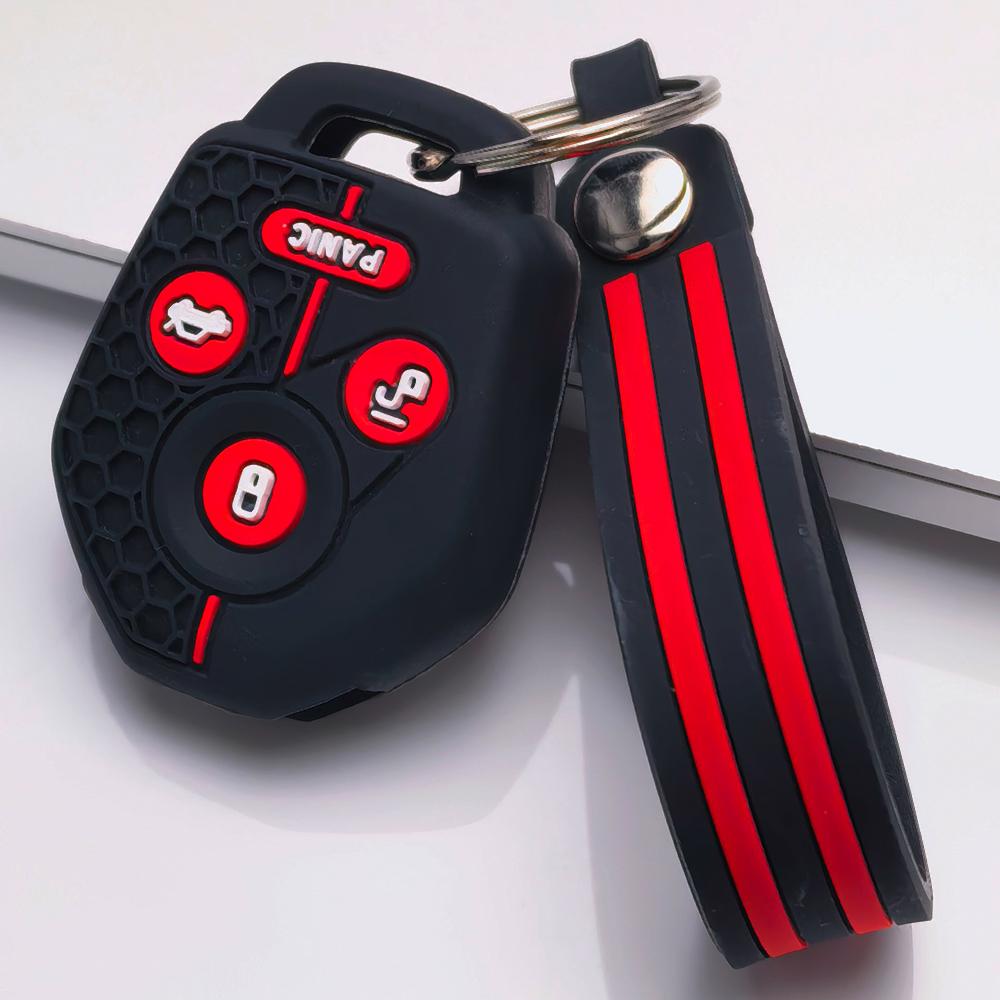 Key Shell Cover for Subaru Crosstrek Forester Impreza Legacy Outback Tribeca WRX STI with Keychain Anti Scratch Key Protector with Honeycomb Texture