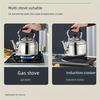 Stainless Steel Large Capacity Teapot - Versatile Kettle for Induction & Gas Stove, Heat-Retaining Design, Home & Restaurant Use