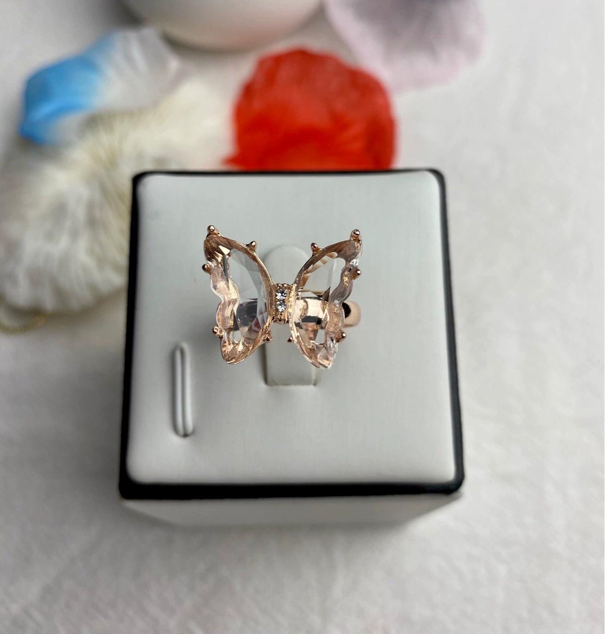 

Метелик кільце жіноча проста особистість мода темперамент солодкі ювелірні вироби популярні відкриття лобового скла Adjustable opening