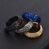 Men's Dragon Scale Ring Vintage Stainless Steel Spinner Ring New