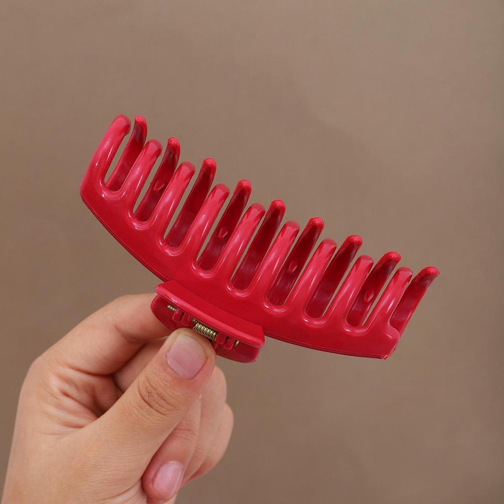 2025 Neue Silikon-Haarklammer Hai für Frauen - High-End-Stil, Koreanisch inspiriert, Design mit großem Volumen.