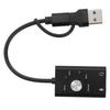 7.1/5.1 Surround Channel TypeC to Audio Sound Card USB Audio Adapter  Desktop Computer