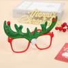 New Year Party Glasses Christmas Antler Eyewear Festive Po Props for Kids Adults Holiday Decor Navidad Gifts Supplies