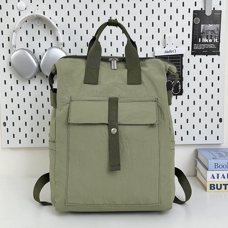 Schoolbag Backpack Women's Waterproof Splash Large Capacity High Value Outdoor Travel Breathable Lightweight Backpack Men's Baigou Bag