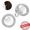 New 925 Silver Pearl Set Charms Ring Heart Earrings Beads Romantic Pendant Fit Bracelets Necklace Fine Jewelry Gift