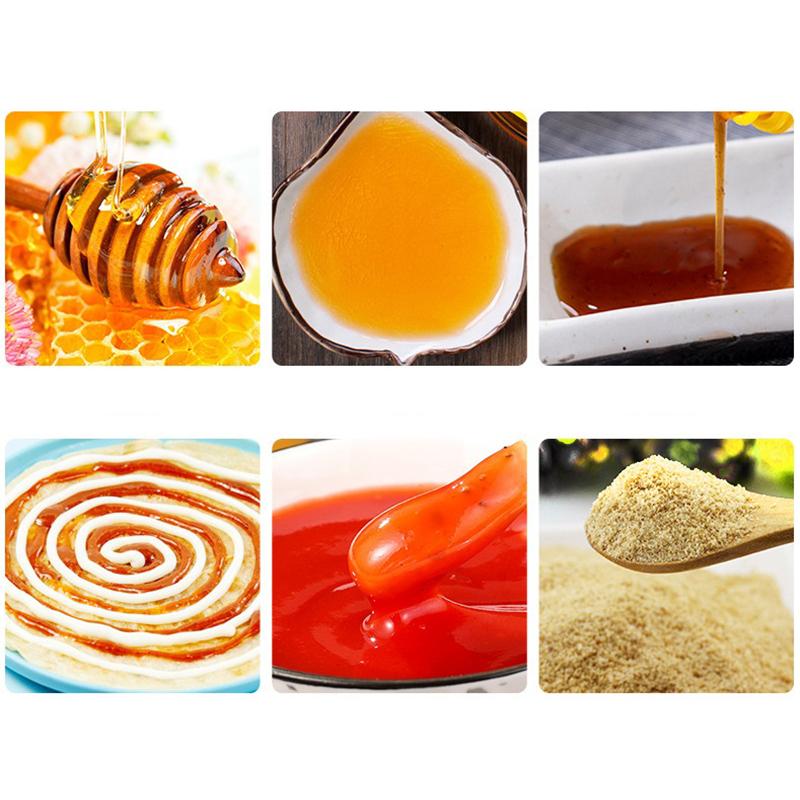 Plastic Honey Squeeze Bottle Salad Dressing/Oil Dispensers Flip Cap Refillable Condiment Containers Leak Proof Squeezable Bottle