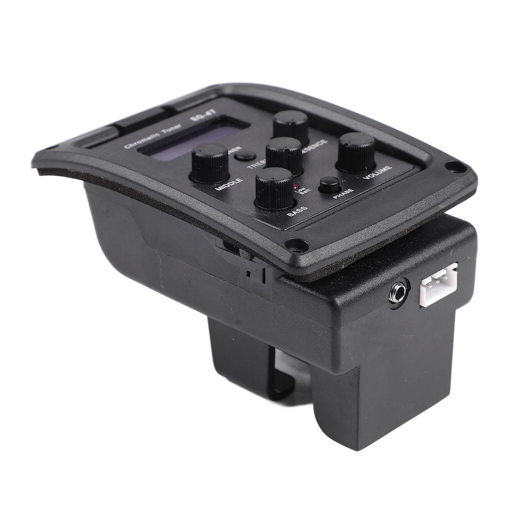 4 Band Pickup EQ Colour Tuner Portable Plastic Housing Guitar Effect Pedal for Performance