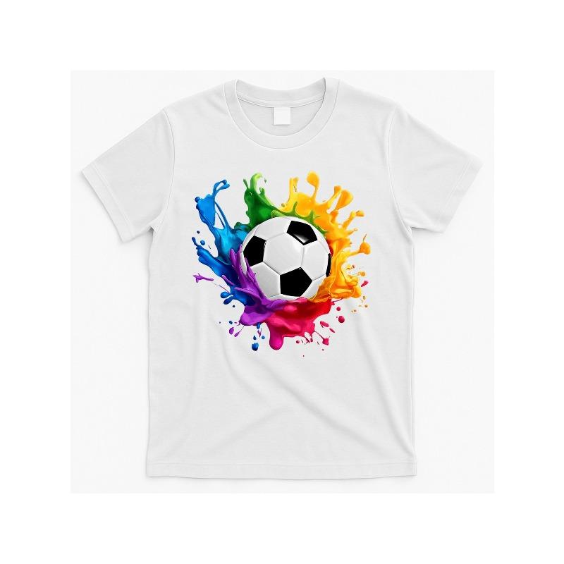 

Men s Retro Soccer Graphic T-Shirt , Breathable Round Neck Casual Fan Apparel, Machine Washable All-Season Comfort , Regular Fit 4XL білий
