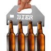Beer Bottle Opener Carrier Stainless Steel Can Opener for 4