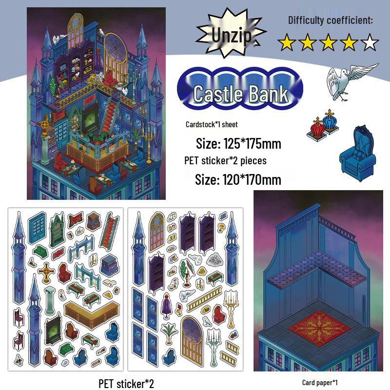 Ink Words Landscaping 3D Stickers: Infeel.Me 20th Edition DIY Fun