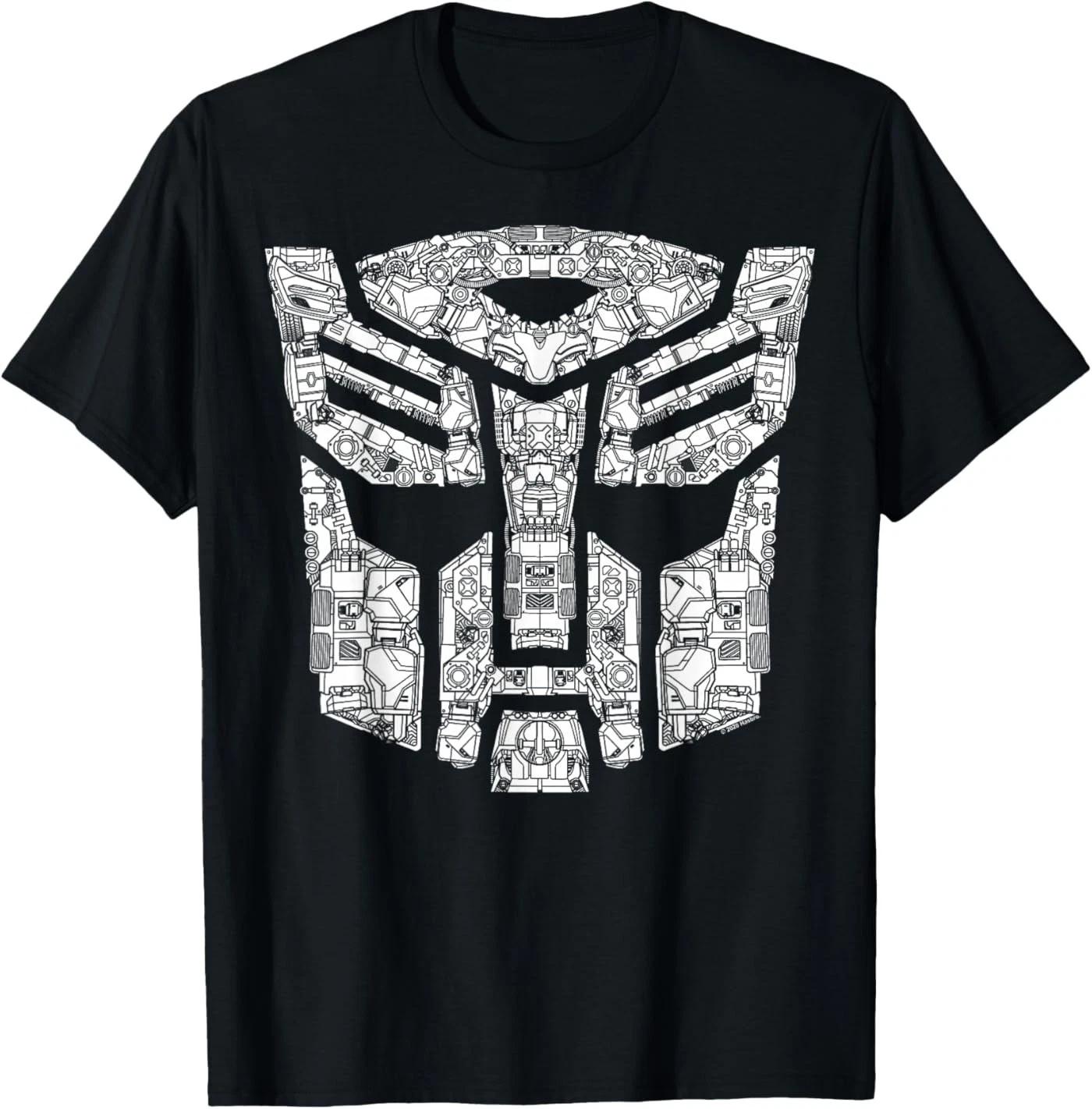 Transformers Autobots Iconic Black Unisex T-Shirt XL