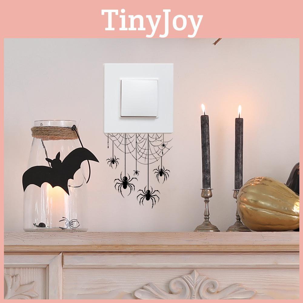 Web Spider Selfadhesive Art Pvc Wall Decal For Living Room And Entryway Decor