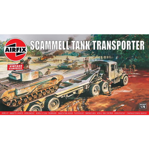 Airfix 1/76 British Scammel Pioneer Tank Transporter Plastic Model X-2301V