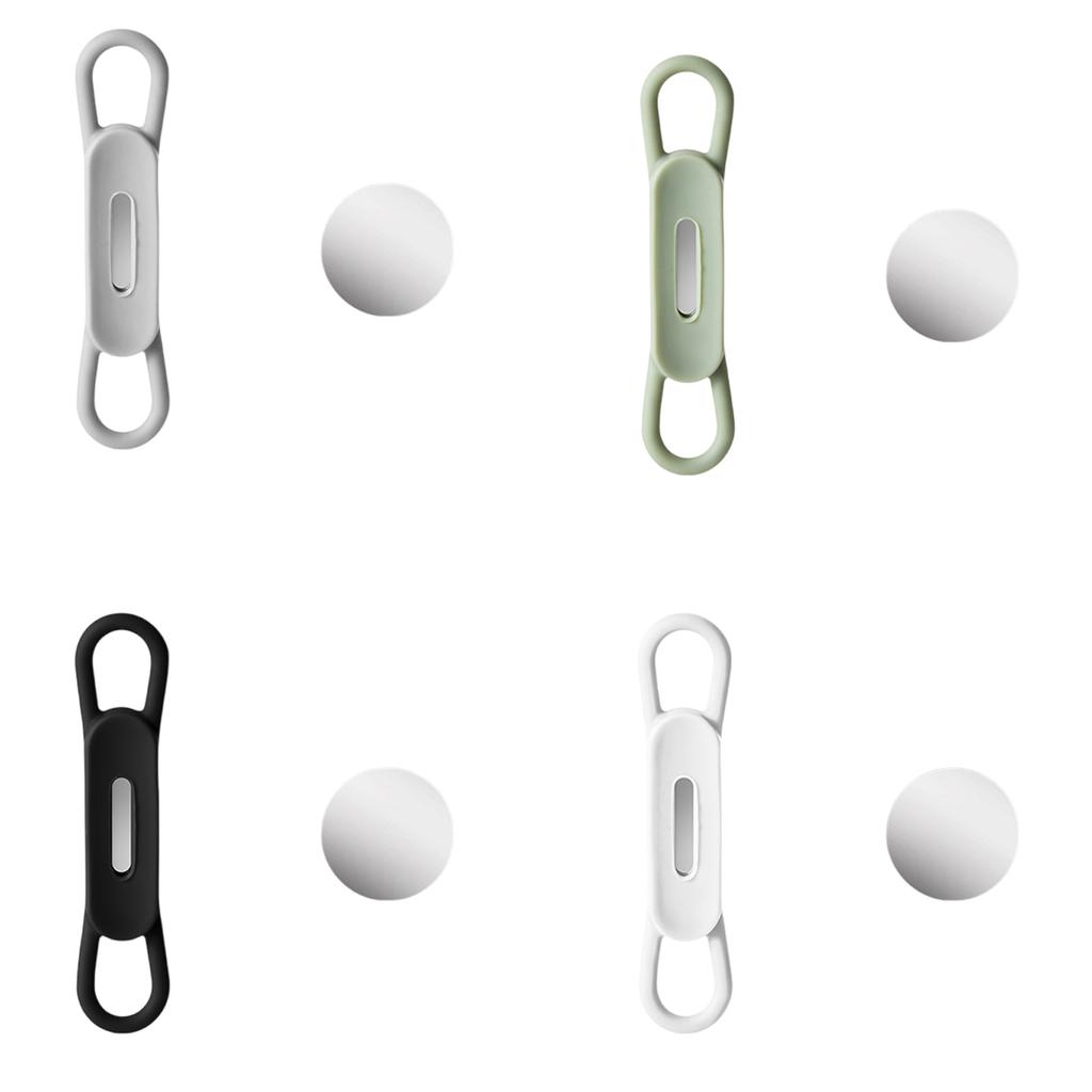 4Pcs Magnetic Pen Holder for Desk Refrigerator Whiteboards Silicone Pen Holder for Desk Desk Marker Organiser Holder