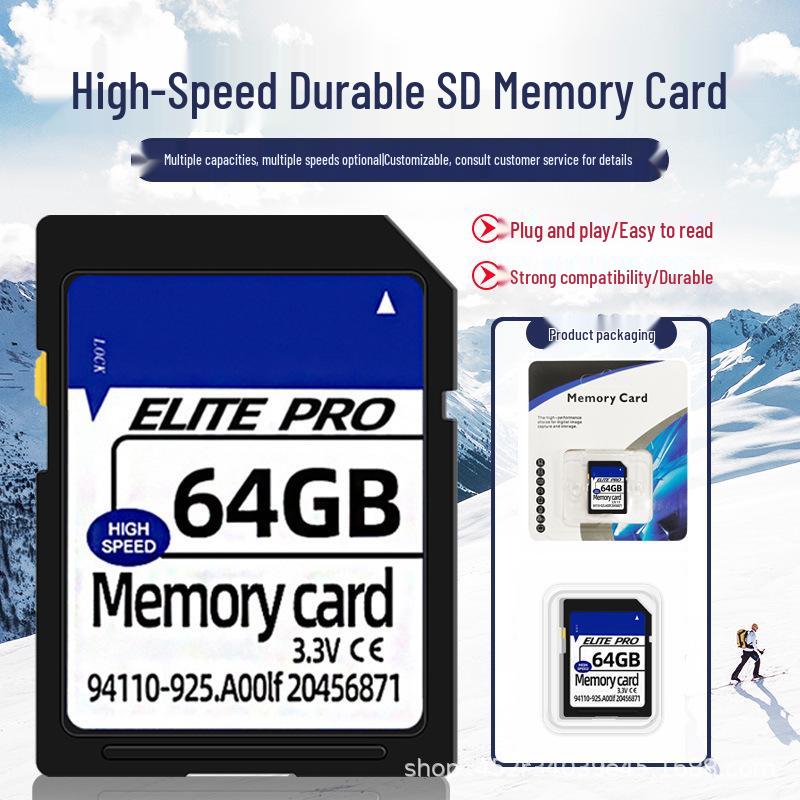 Children's Digital Camera SD Card: 32GB, 64GB, 128GB U3 Industrial-Grade High-Speed Memory