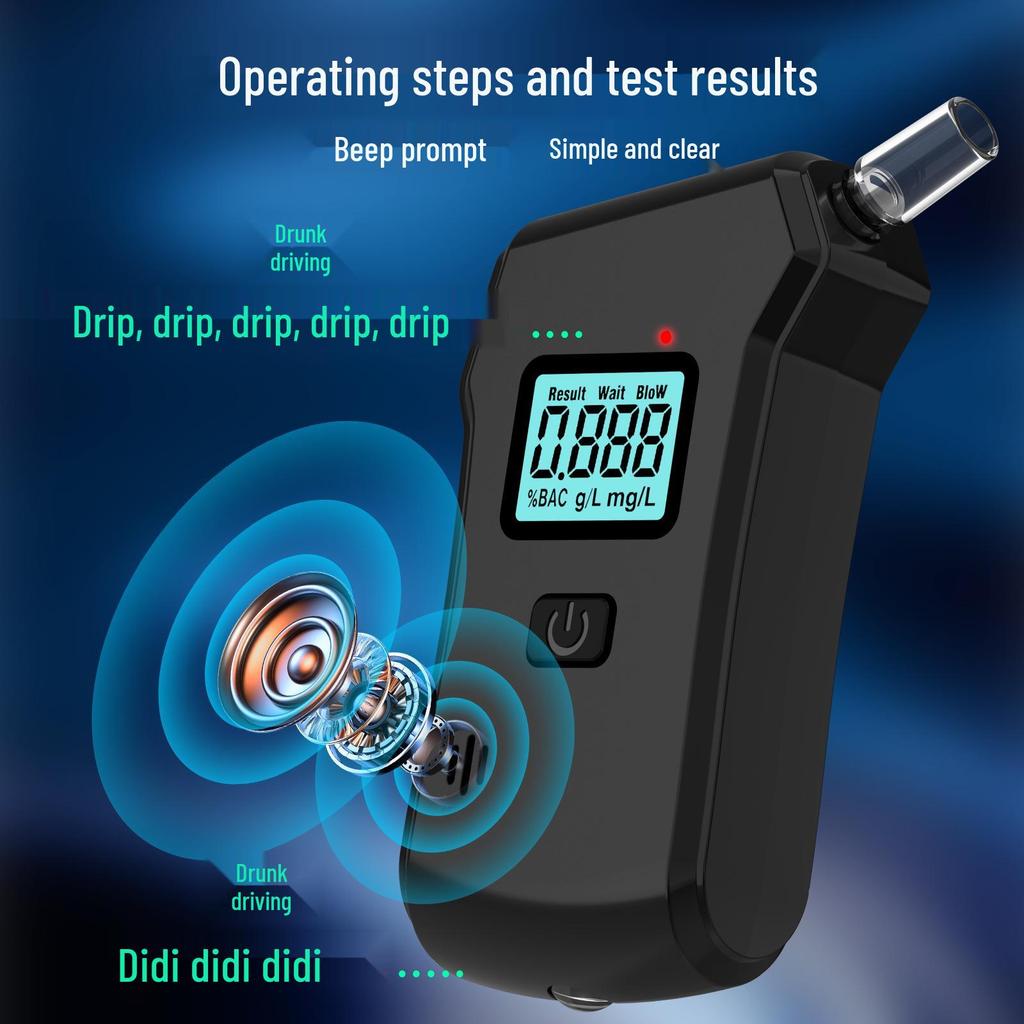 2025 High-Precision Portable Breathalyzer Alcohol Tester