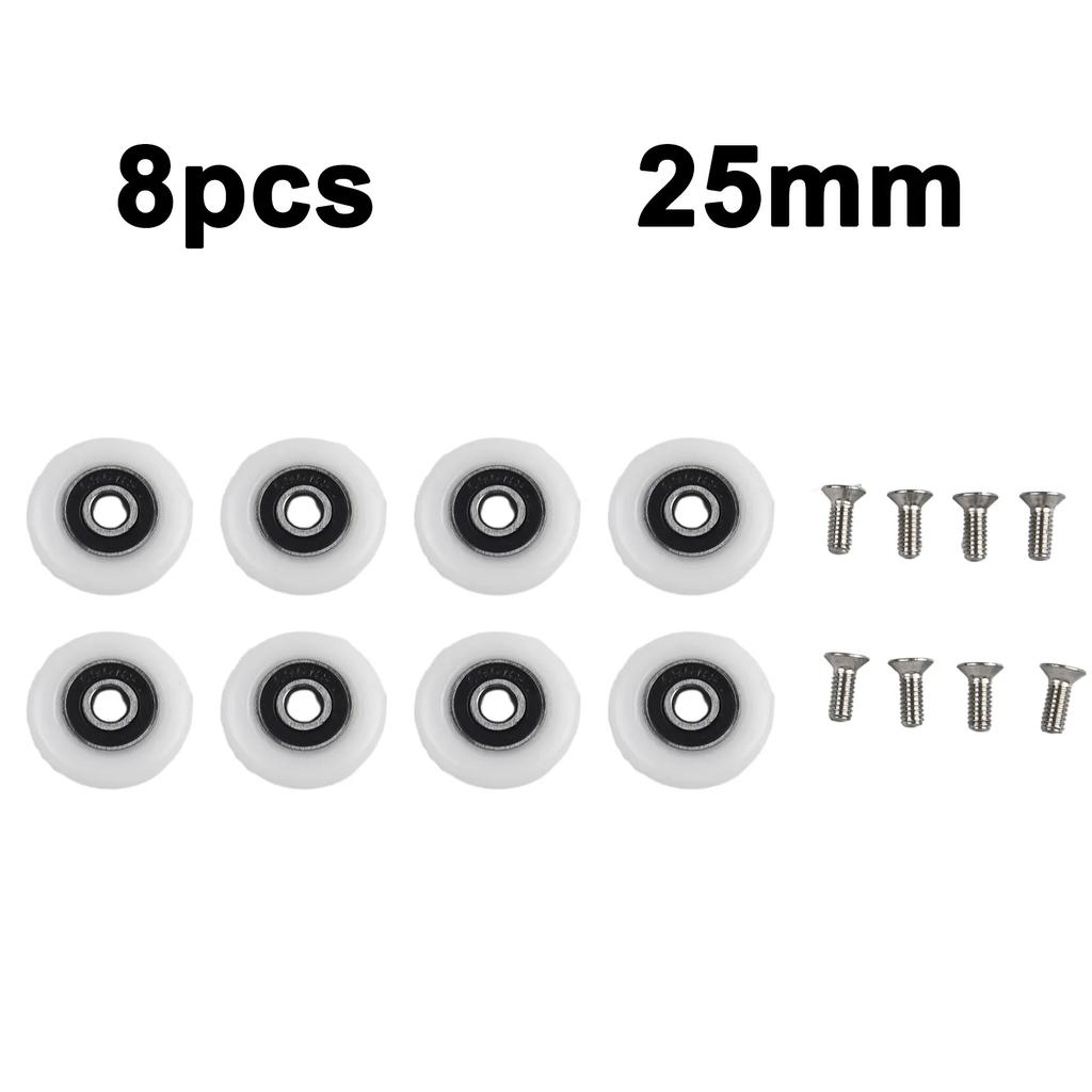 19mm 23mm 25mm Ροδάκια Τροχαλίας Οδηγοί Ράγες Ρόδες Ρόδας Διάμετρος Ρόδας Καμπίνες Τροχαλία Συρόμενοι Οδηγοί Ντους Ρόδας Στερέωσης Τροχαλίας Ρόδας