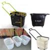 Large Luxury 45L Rolling Plastic Shopping Basket