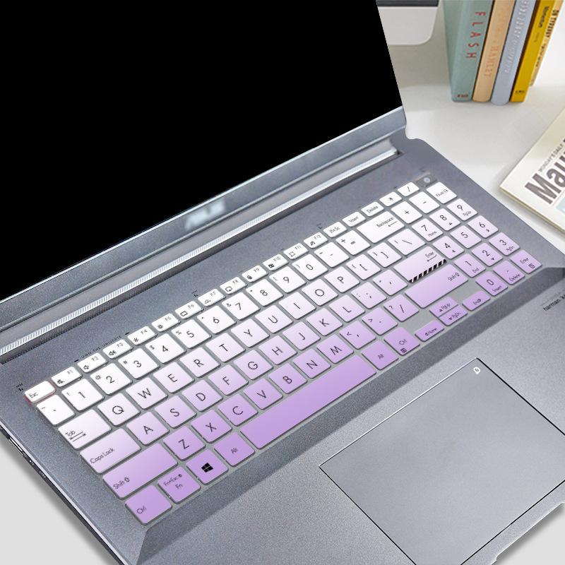 Silikonová ochranná fólie na klávesnici pro ASUS Vivobook Pro 15 Kryt klávesnice pro ASUS Vivobook Pro 15