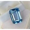 Certified Natural Light Blue Aquamarine Emerald Cut 14-16 Ct Beautiful Gemstone