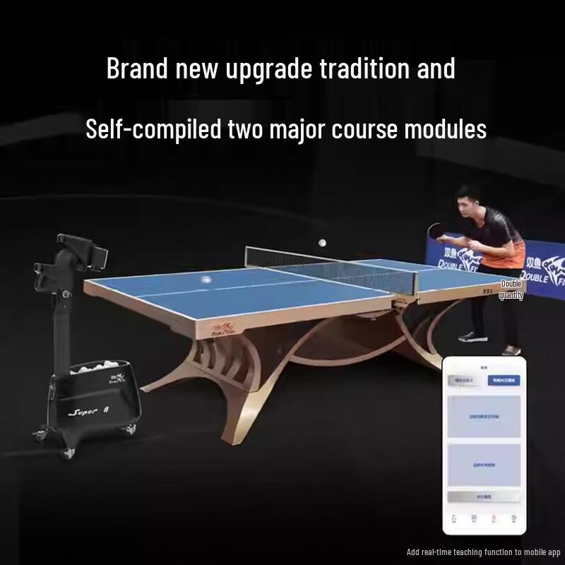 Double Fish Super 8th Gen Automatic Table Tennis Ball Machine