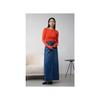 AZUL DENIM Overlap Long Skirt BLU