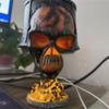Resin Skull Lamp Halloween Lights For Gothic Vibes Halloween Party Supplies Decor