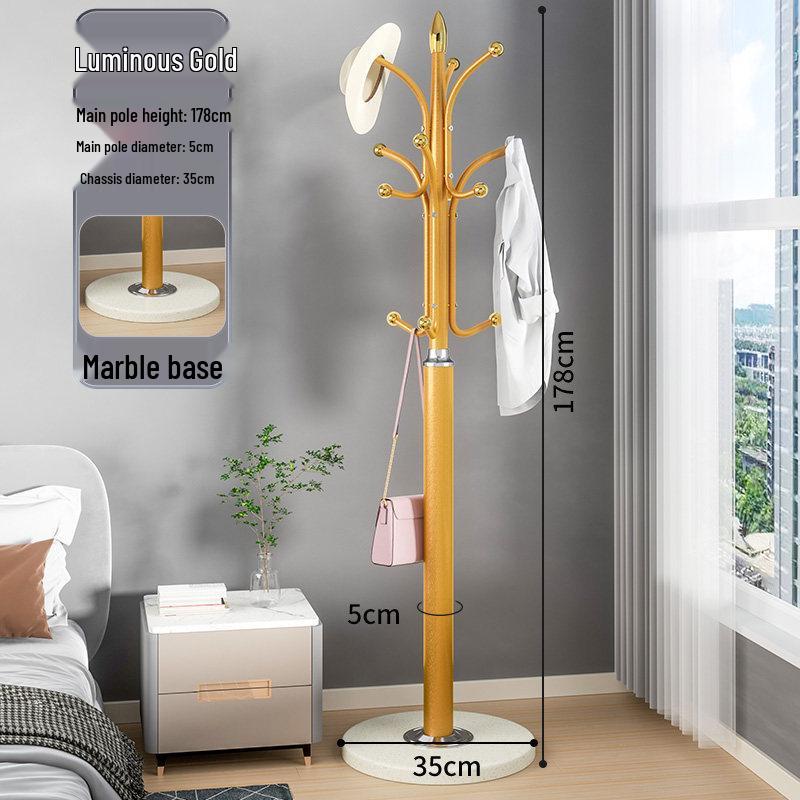 Modern Floor-Standing Coat and Clothes Rack for Bedroom or Living Room