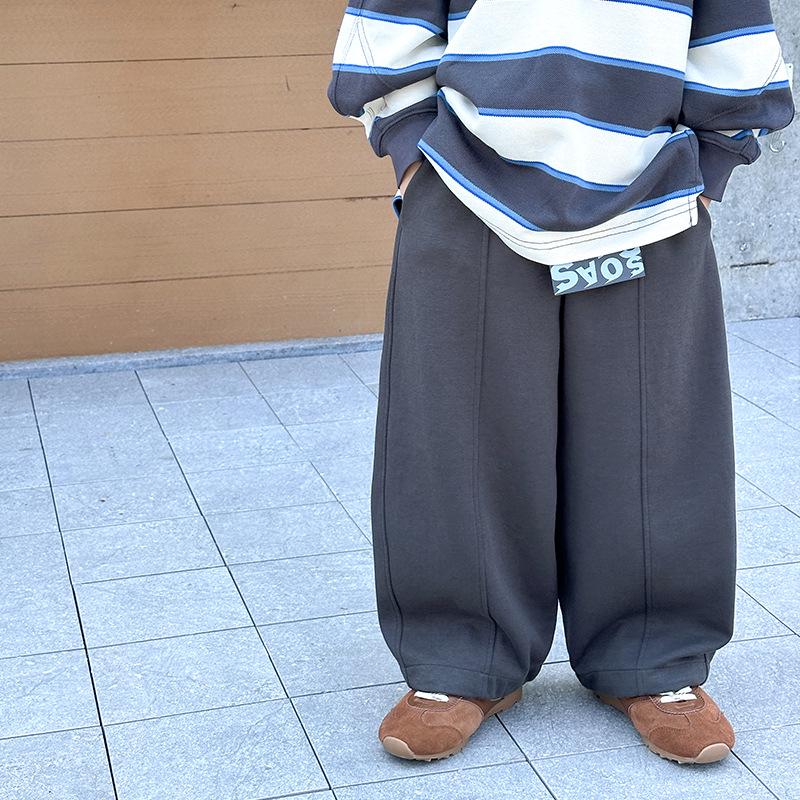 

Повседневные дышащие спортивные брюки свободного кроя для мальчиков - Весна/Осень 2025 130cm