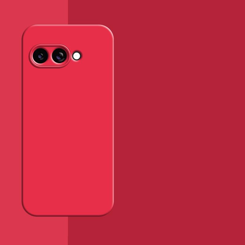 Para Capa Google Pixel 9a Para Capa Google Pixel 9a 6,3 polegadas Original Borracha de Silicone Líquido À Prova de Choque Bumper Google Pixel 9a