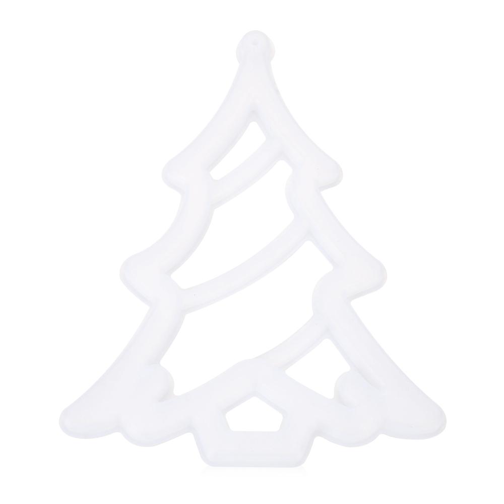 Tree Jewelry Making Tools Resin Pendant Silicone Mould Christmas Resin Mold Hanging Tags Xmas Molds