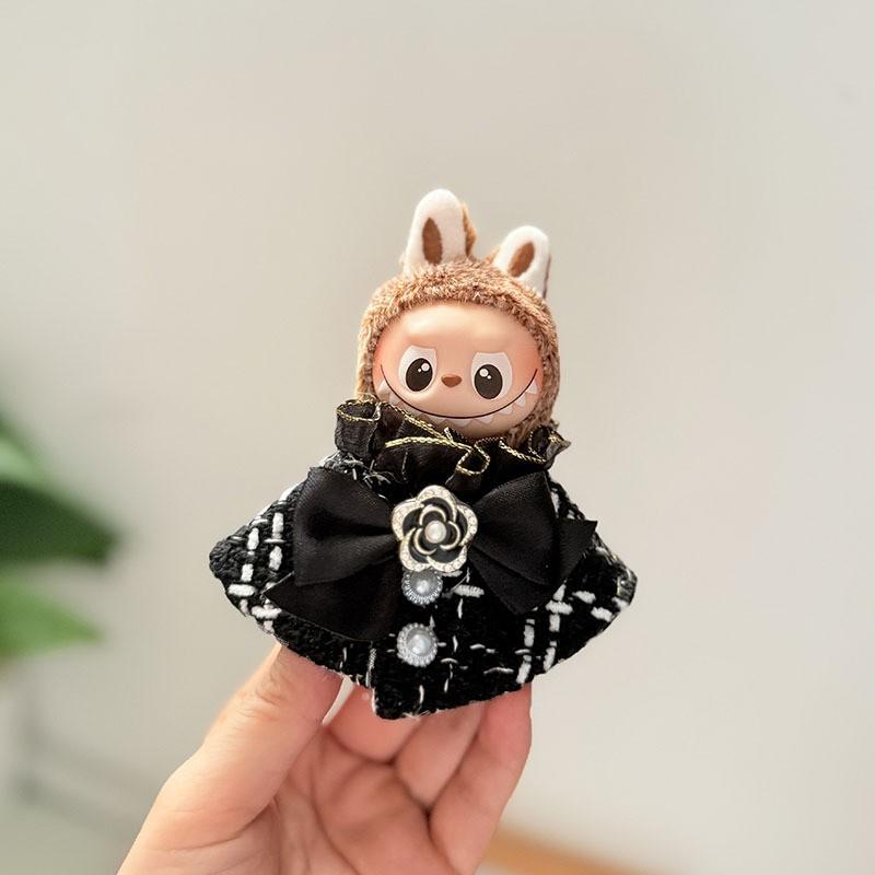10Cm Mini 4.0 Oblečenie Vianočný Elf Plášť Plášť Rabub 4. Generácia Detské Oblečenie Prívesok