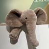 Peluche Elefante Grigio Super Morbido Giocattoli Peluche Carini Elefanti con Orecchie Flosce Peluche Lungo Animali Peluche Cuscino da Abbracciare Regalo di Natale per Bambini