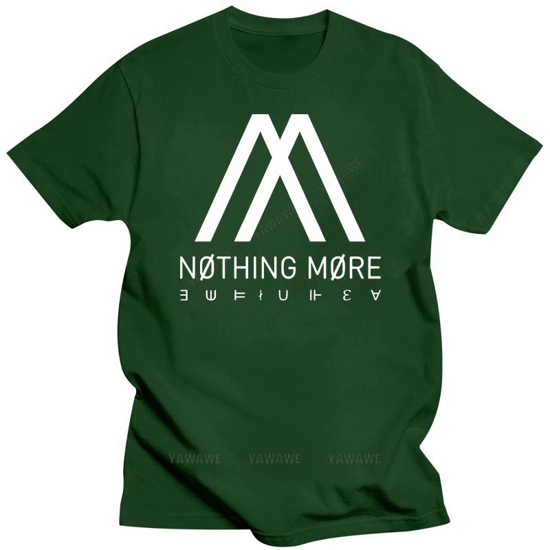 Мужская брендовая футболка Летние футболки For Nothing More Логотип рок-группы Мужская черная футболка Размер от S до 3XL летняя унисекс с коротким рукавом 4XL