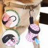 Hundeabfallbeutelspender aus Leder - Tragbarer Hundeabfallhalter mit Nachfüllbeuteln in verschiedenen Farben (gürtelloser Halter - langlebig und stylisch
