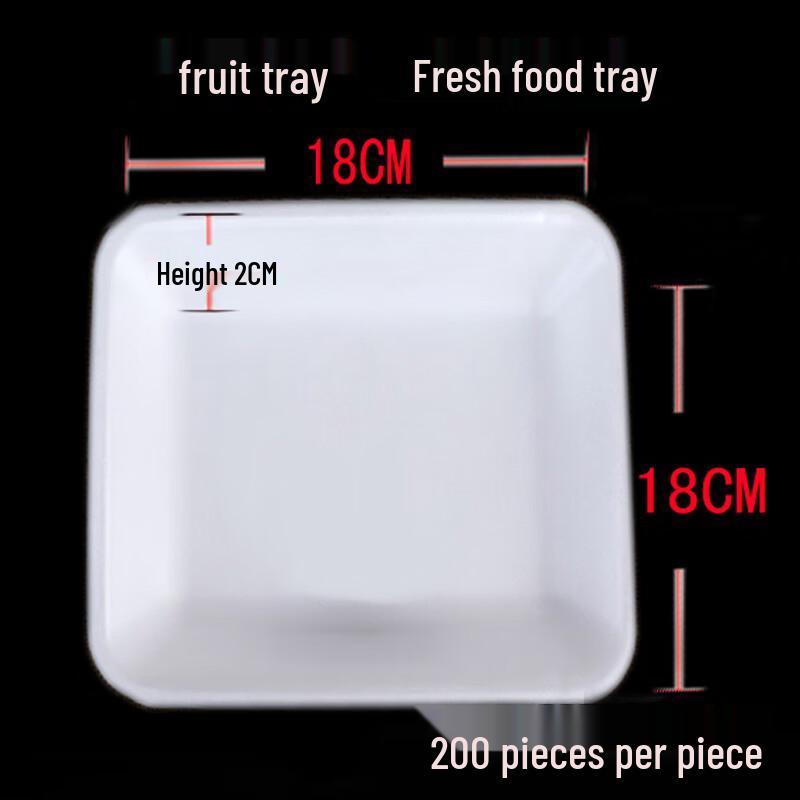 Shixun Thickened 18x18cm Plastic Fruit Trays