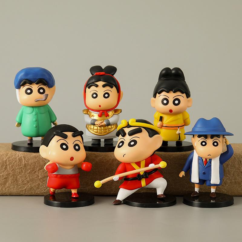 Shin Chan Crayon Action Figure Model Doll Cartoon Desktop Decoration Ornaments