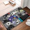 Musterteppich für Gamecontroller – Rutschfest, Maschinenwaschbarer Teppich für Schlafzimmer, Wohnzimmer, Büro, Spielzimmer, Fußmatte